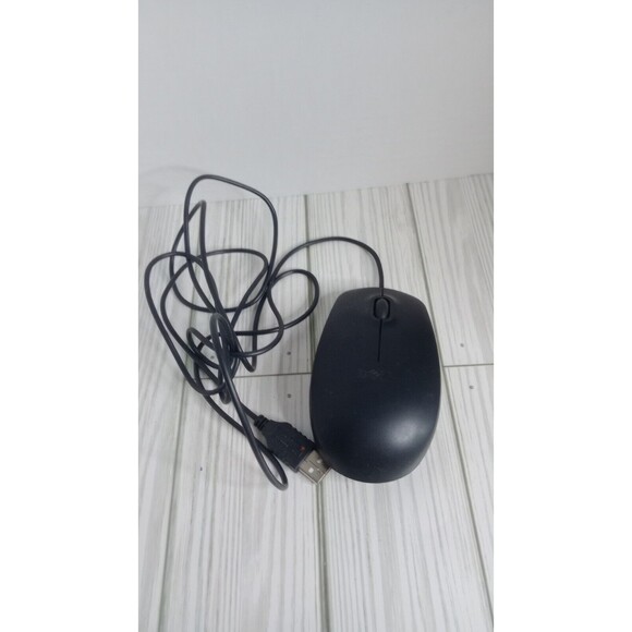 Dell MS-111-P Wired Mouse - Black - Precision Tracking - Picture 1 of 3